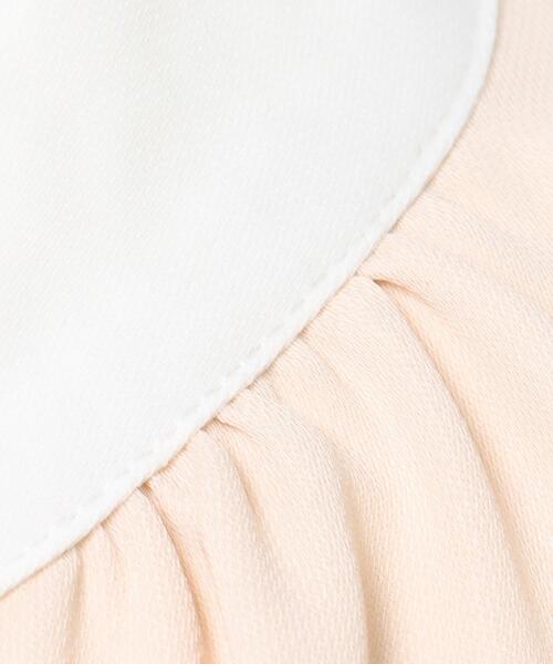 INGNI(イング)の「バイカラートロミ/フレア袖ブラウス(シャツ/ブラウス・レディース・ホワイト×ブラック/ブラック×ホワイト/ピンク系9/サックスブルー系・M)」の9枚目の写真