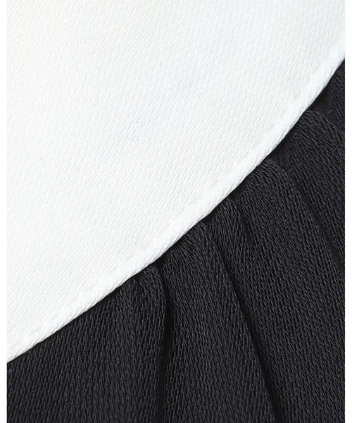 INGNI(イング)の「バイカラートロミ/フレア袖ブラウス(シャツ/ブラウス・レディース・ホワイト×ブラック/ブラック×ホワイト/ピンク系9/サックスブルー系・M)」の20枚目の写真