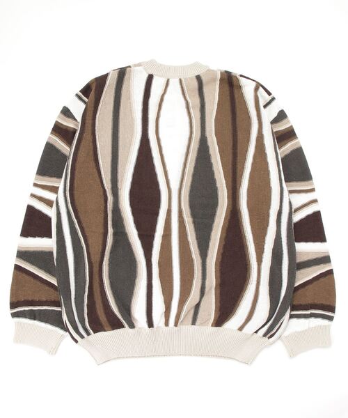 Children of the discordance(チルドレン オブ ザ ディスコ-ダンス)の「7G FEATHER STRIPE KNIT PULLOVER(ニット/セーター・メンズ・ベージュ/グレー・2/1/3)」の11枚目の写真