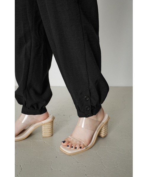 AZUL by moussy（アズールバイマウジー）の「WAIST BELT ROMPERS/ウエストベルトロンパース（つなぎ/オールインワン・レディース・ブラック/ライトベージュ/オレンジ系その他・MEDIUM/SMALL）」の13枚目の写真