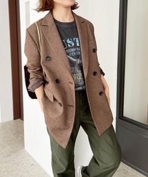 Spick & Span | リングツイードダブルブレストジャケット(テーラードジャケット)