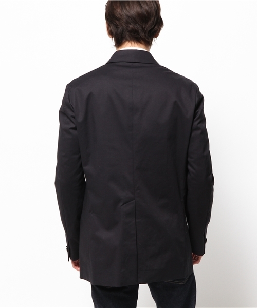 EDIFICE（エディフィス）の「◇ハイカウントギャバショートチェスター（チェスターコート・メンズ・ネイビー/ベージュ・50/44/48/46）」の5枚目の写真