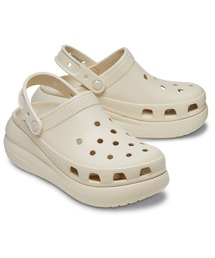 CROCS/クロックス サンダル レディース メンズ CLASSIC CRUSH CLOG/クラシック クラッシュ クロッグ 厚底 軽量 サンダル 韓国ファッション 207521-001/207521-100/207521-2Y2