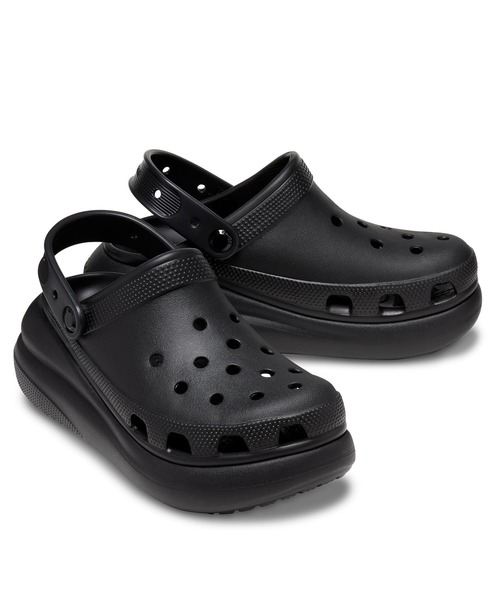 crocs（クロックス）の「CROCS/クロックス  サンダル レディース メンズ CLASSIC CRUSH CLOG/クラシック クラッシュ クロッグ 厚底 軽量  サンダル  韓国ファッション 207521-001/207521-100/207521-2Y2（サンダル・レディース・ホワイト/ブラック/ベージュ・23.0cm/24.0cm/25.0cm/22.0cm）」の6枚目の写真