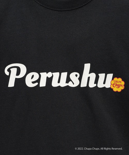 Perushu（ペルーシュ）の「Perushu×Chupa ChupsアソートTシャツ（Tシャツ/カットソー・メンズ・グリーン/ホワイト系その他2/ネイビー/ブラック/ホワイト系その他/チャコールグレー・MEDIUM/LARGE）」の21枚目の写真