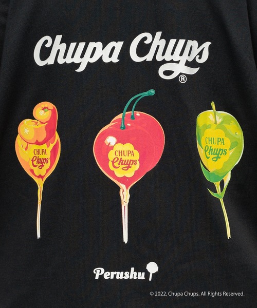 Perushu（ペルーシュ）の「Perushu×Chupa ChupsアソートTシャツ（Tシャツ/カットソー・メンズ・グリーン/ホワイト系その他2/ネイビー/ブラック/ホワイト系その他/チャコールグレー・MEDIUM/LARGE）」の22枚目の写真