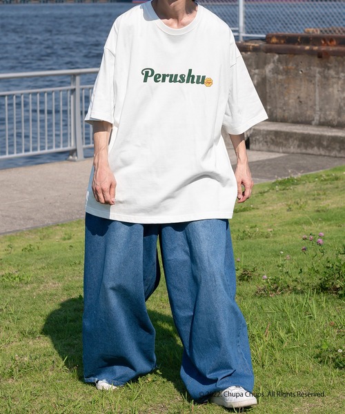 Perushu（ペルーシュ）の「Perushu×Chupa ChupsアソートTシャツ（Tシャツ/カットソー・メンズ・グリーン/ホワイト系その他2/ネイビー/ブラック/ホワイト系その他/チャコールグレー・MEDIUM/LARGE）」の13枚目の写真