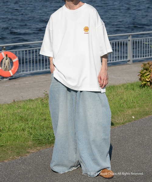 Perushu（ペルーシュ）の「Perushu×Chupa ChupsアソートTシャツ（Tシャツ/カットソー・メンズ・グリーン/ホワイト系その他2/ネイビー/ブラック/ホワイト系その他/チャコールグレー・MEDIUM/LARGE）」の7枚目の写真