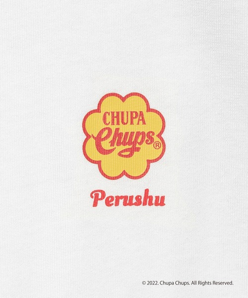 Perushu（ペルーシュ）の「Perushu×Chupa ChupsアソートTシャツ（Tシャツ/カットソー・メンズ・グリーン/ホワイト系その他2/ネイビー/ブラック/ホワイト系その他/チャコールグレー・MEDIUM/LARGE）」の11枚目の写真