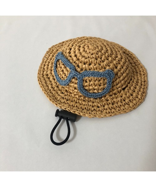 tone（トーン）の「【shop ann】犬用麦わら帽子　サングラス犬用/犬帽子/犬の帽子(SU)（その他ペットグッズ・レディース・ピンク/ブルー・SMALL/X-SMALL/MEDIUM）」の9枚目の写真