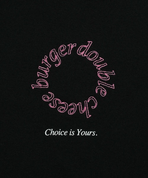 DOUBLE CHEESEBURGER(ダブルチーズバーガー)の「ダブルチーズバーガー Tシャツ -Have A Good Vibes- / DOUBLE CHEESEBURGER T-Shirt -Have A Good Vibes-(Tシャツ/カットソー・メンズ・ホワイト/ブラック・FREE)」の3枚目の写真