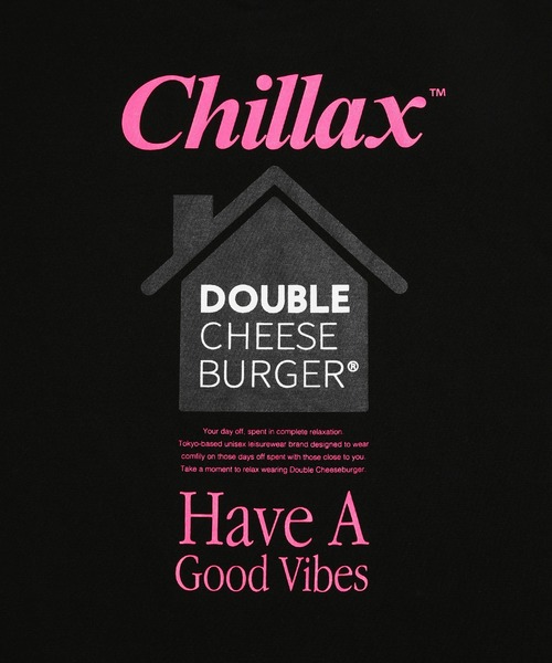 DOUBLE CHEESEBURGER(ダブルチーズバーガー)の「ダブルチーズバーガー Tシャツ -Have A Good Vibes- / DOUBLE CHEESEBURGER T-Shirt -Have A Good Vibes-(Tシャツ/カットソー・メンズ・ホワイト/ブラック・FREE)」の9枚目の写真