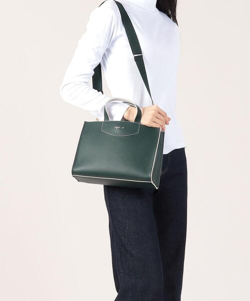 agnes b.(アニエスベー)の「2wayトートバッグ (PAS04Z-02 agnes b.(アニエスベー)の「2wayトートバッグ (PAS04Z-02