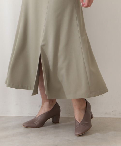 PROPORTION BODY DRESSING（プロポーションボディドレッシング）の「マーメイドスリットフレアスカート / 1212220809（スカート・レディース・ブラウン/ピンク/グリーン・SMALL/MEDIUM）」の4枚目の写真