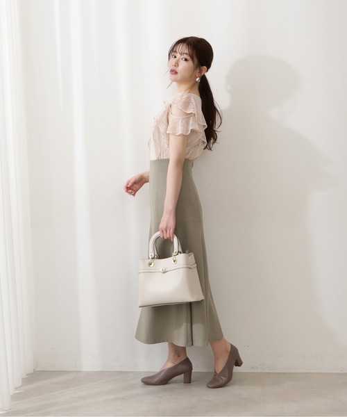 PROPORTION BODY DRESSING（プロポーションボディドレッシング）の「マーメイドスリットフレアスカート / 1212220809（スカート・レディース・ブラウン/ピンク/グリーン・SMALL/MEDIUM）」の6枚目の写真