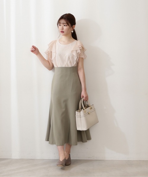 PROPORTION BODY DRESSING（プロポーションボディドレッシング）の「マーメイドスリットフレアスカート / 1212220809（スカート・レディース・ブラウン/ピンク/グリーン・SMALL/MEDIUM）」の13枚目の写真