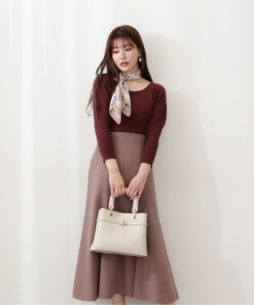 PROPORTION BODY DRESSING（プロポーションボディドレッシング）の「マーメイドスリットフレアスカート / 1212220809（スカート・レディース・ブラウン/ピンク/グリーン・SMALL/MEDIUM）」の14枚目の写真