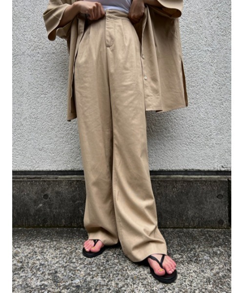 【セール】Ethic linen wide pants（その他パンツ）｜AMAIL（アマイル） 5,148円