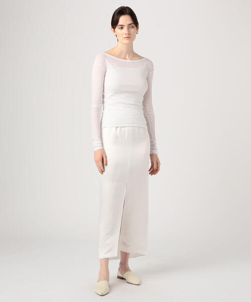 【新品・紙タグ付】Editionのアセテート サテンタイトスカート EDITION（エディション）の「ACE SATIN SKIRT アセテート サテン
