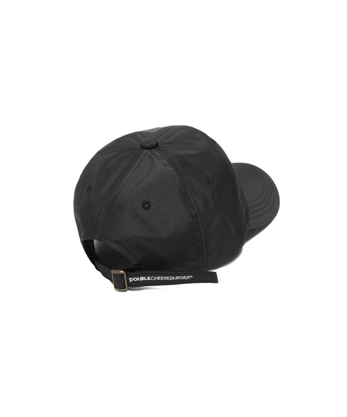 DOUBLE CHEESEBURGER（ダブルチーズバーガー）の「ダブルチーズバーガー ウォーターレペレントキャップ -Logo- / DOUBLE CHEESEBURGER Water Repellent Cap -Logo-（キャップ・メンズ・ブラック・FREE）」の3枚目の写真