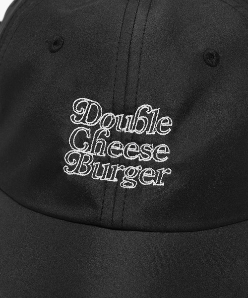 DOUBLE CHEESEBURGER（ダブルチーズバーガー）の「ダブルチーズバーガー ウォーターレペレントキャップ -Logo- / DOUBLE CHEESEBURGER Water Repellent Cap -Logo-（キャップ・メンズ・ブラック・FREE）」の4枚目の写真