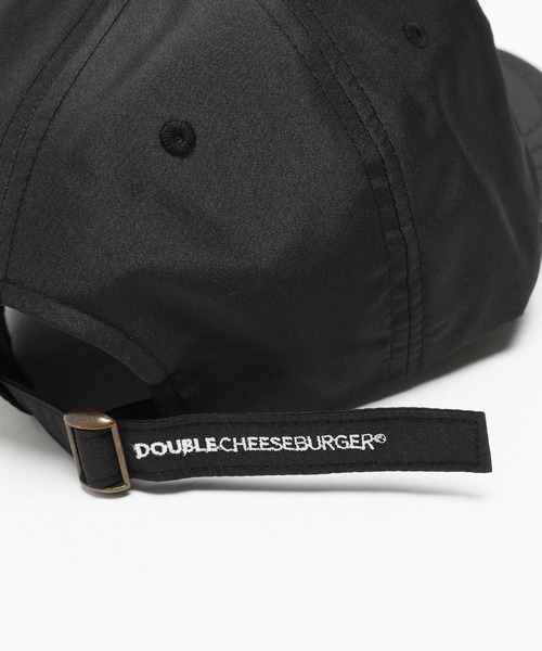 DOUBLE CHEESEBURGER（ダブルチーズバーガー）の「ダブルチーズバーガー ウォーターレペレントキャップ -Logo- / DOUBLE CHEESEBURGER Water Repellent Cap -Logo-（キャップ・メンズ・ブラック・FREE）」の5枚目の写真