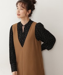 N.（N. Natural Beauty Basic） | ◆リボンとろみブラウス(シャツ/ブラウス)