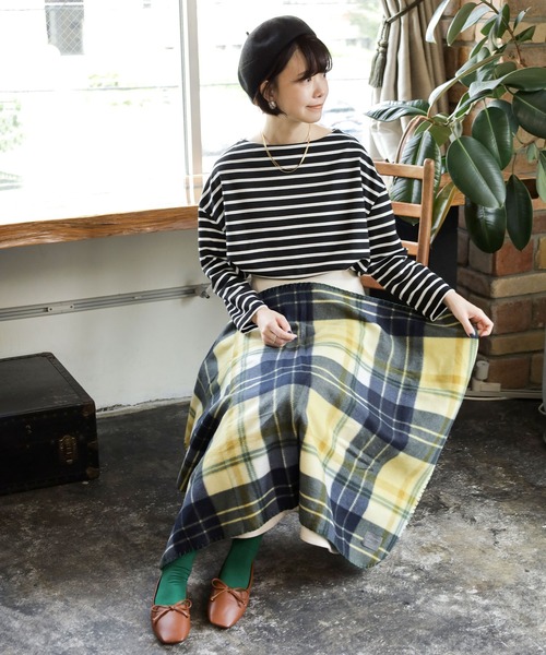 SESTO（セスト）の「gu22aw/チェックかがりフリースブランケット