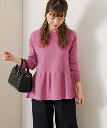 URBAN RESEARCH Sonny Label | 『WEB/一部店舗限定』ペプラムニットプルオーバー(ニット/セーター)