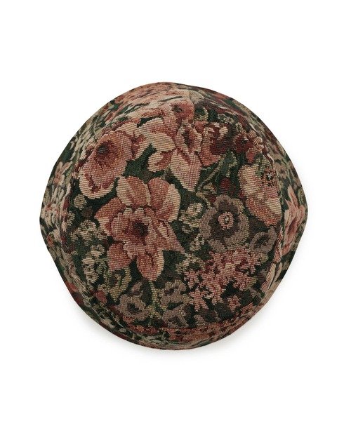 AMOMENTO（アモーメント）の「【AMOMENTO】FLOWER JACQUARD BUCKET HAT（ハット・レディース・ブラック・FREE）」の5枚目の写真