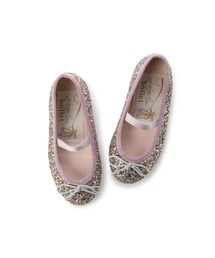 Launa lea ballet（ラウナレア バレエ）の「キッズ　ラウンドトゥグリッターバレエシューズ(K1601A)（バレエシューズ）」