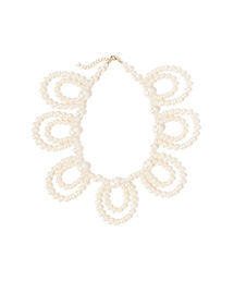 Ray BEAMS | Ray BEAMS / ダブル フリル パール ネックレス(ネックレス)