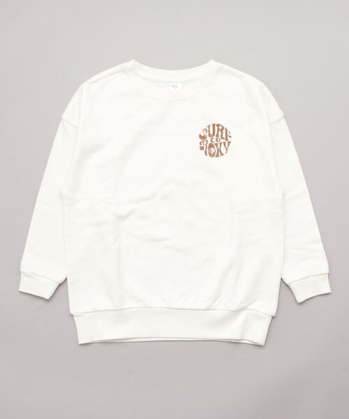 ROXY（ロキシー）の「ROXY/ロキシー キッズ タイダイ柄 長袖Tシャツ TPO224085（Tシャツ/カットソー・キッズ・ホワイト/マルチ・150cm/140cm/130cm）」の2枚目の写真