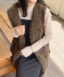 apres jour | ボアベスト【ZOZOTOWN限定アイテム】(ベスト)