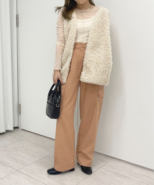 セール】ボアベスト【ZOZOTOWN限定アイテム】（ベスト）｜apres jour