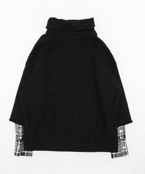 soe（ソーイ）の「【soe WOMEN】High Neck Sweat Shirt（スウェット・レディース・ブラック・1）」の2枚目の写真