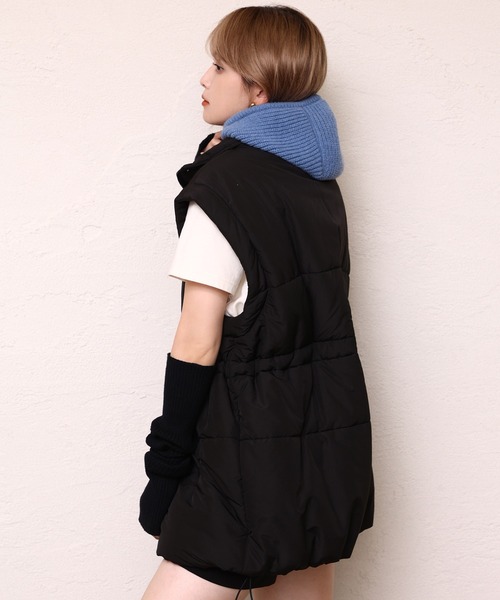 one after another NICE CLAUP（ワンアフターアナザーナイスクラップ）の「ニットスナップバラクラバ（ニットキャップ/ビーニー・レディース・ベージュ/ブルー/アイボリー・FREE）」の19枚目の写真