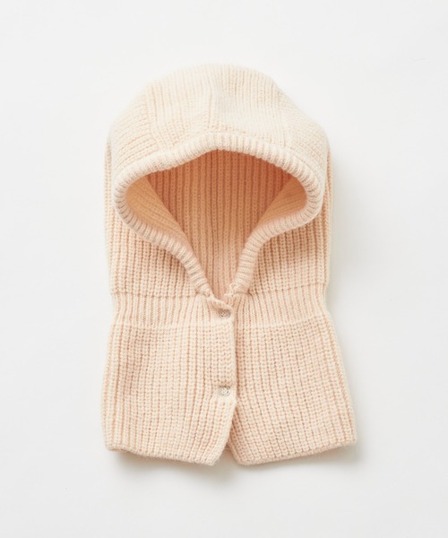 one after another NICE CLAUP（ワンアフターアナザーナイスクラップ）の「ニットスナップバラクラバ（ニットキャップ/ビーニー・レディース・ベージュ/ブルー/アイボリー・FREE）」の22枚目の写真