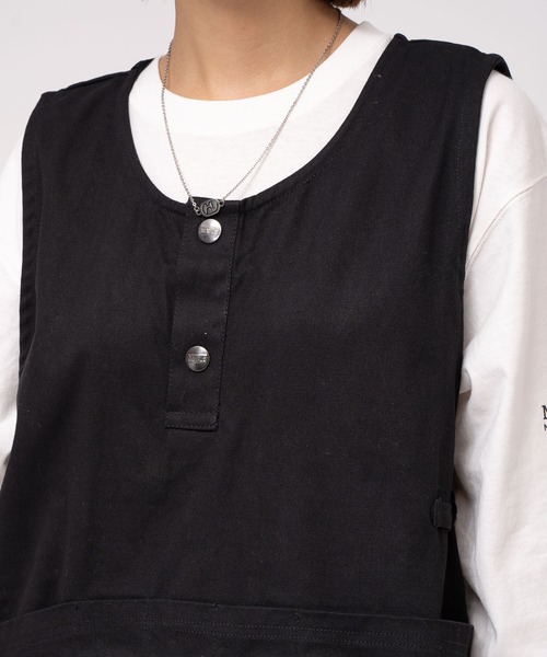 THE BAREFOOT（ベアフット）の「【 TEMPUS / テンプス 】 エプロンベスト キャンプ アウトドア APRON VEST IZI 20154856（エプロン・メンズ・その他1/カーキ/ブラック・FREE）」の4枚目の写真