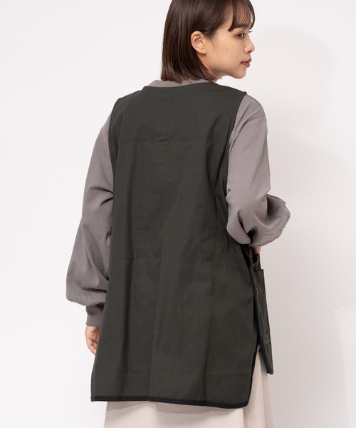 THE BAREFOOT（ベアフット）の「【 TEMPUS / テンプス 】 エプロンベスト キャンプ アウトドア APRON VEST IZI 20154856（エプロン・メンズ・その他1/カーキ/ブラック・FREE）」の8枚目の写真