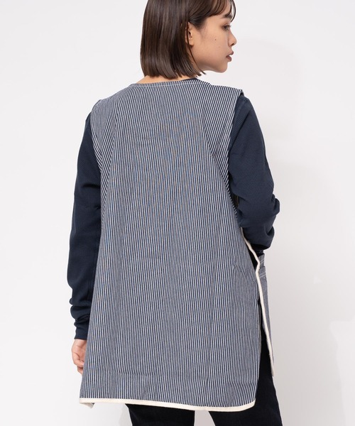 THE BAREFOOT（ベアフット）の「【 TEMPUS / テンプス 】 エプロンベスト キャンプ アウトドア APRON VEST IZI 20154856（エプロン・メンズ・その他1/カーキ/ブラック・FREE）」の6枚目の写真