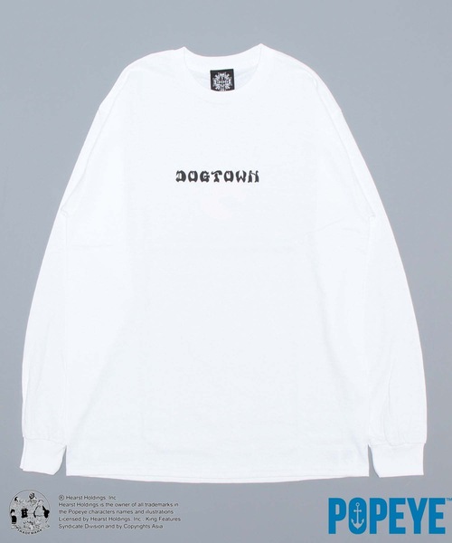 POPEYE(ポパイ)の「POPEYE CROSS L/S T-SHIRTS/スラッシャーポパイコラボバックプリント長袖ロンT(Tシャツ/カットソー・メンズ・ブラック/ホワイト/レッド・LARGE/MEDIUM/X-LARGE)」の4枚目の写真