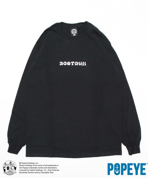 POPEYE(ポパイ)の「POPEYE CROSS L/S T-SHIRTS/スラッシャーポパイコラボバックプリント長袖ロンT(Tシャツ/カットソー・メンズ・ブラック/ホワイト/レッド・LARGE/MEDIUM/X-LARGE)」の5枚目の写真