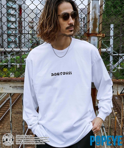 POPEYE(ポパイ)の「POPEYE CROSS L/S T-SHIRTS/スラッシャーポパイコラボバックプリント長袖ロンT(Tシャツ/カットソー・メンズ・ブラック/ホワイト/レッド・LARGE/MEDIUM/X-LARGE)」の10枚目の写真