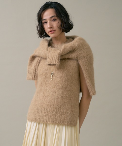 ANAYI（アナイ）の「モヘヤアルパカVネック カーディガン