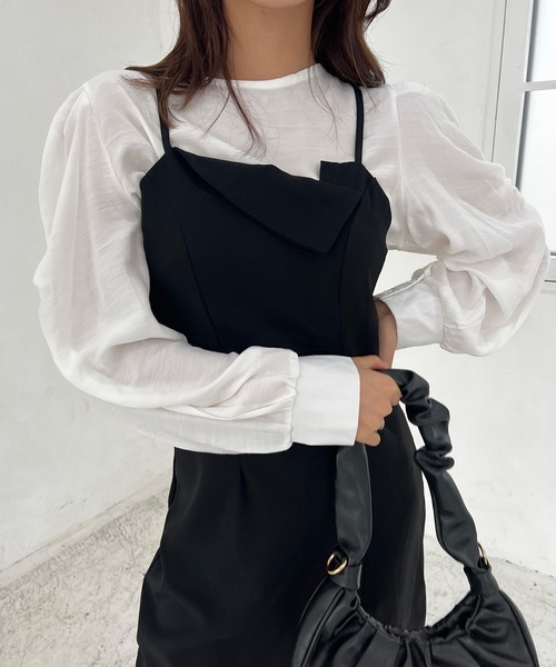 Lamoa（ラモア）の「Lamoa/ボリュームスリーブ ギャザー ブラウス（シャツ/ブラウス・レディース・ホワイト・MEDIUM/LARGE）」の7枚目の写真