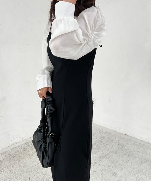 Lamoa（ラモア）の「Lamoa/ボリュームスリーブ ギャザー ブラウス（シャツ/ブラウス・レディース・ホワイト・MEDIUM/LARGE）」の5枚目の写真