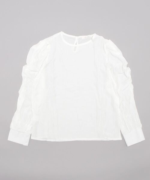 Lamoa（ラモア）の「Lamoa/ボリュームスリーブ ギャザー ブラウス（シャツ/ブラウス・レディース・ホワイト・MEDIUM/LARGE）」の17枚目の写真