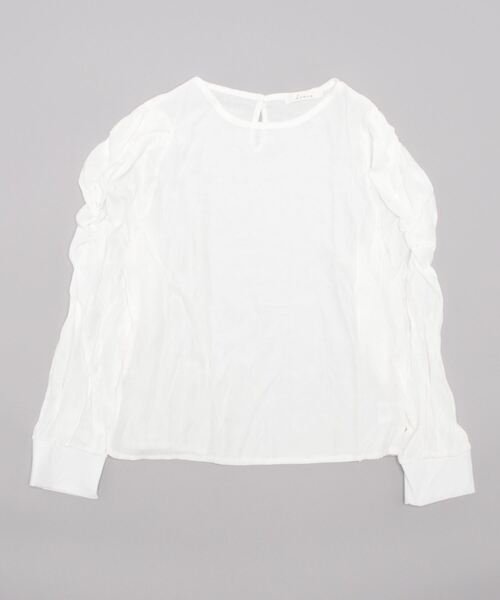 Lamoa（ラモア）の「Lamoa/ボリュームスリーブ ギャザー ブラウス（シャツ/ブラウス・レディース・ホワイト・MEDIUM/LARGE）」の16枚目の写真