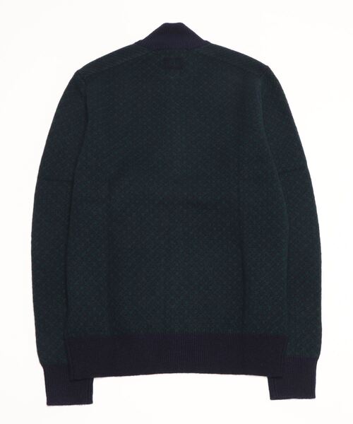 BROOKS BROTHERS(ブルックスブラザーズ)の「ウール ノルディックジャカード ハーフジップ モックネックセーター(ニット/セーター・メンズ・グリーン/ホワイト・MEDIUM/LARGE/SMALL/X-LARGE)」の3枚目の写真
